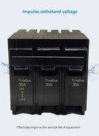 Q330 30-Amp Three Pole Type QP Circuit Breaker Plug-in Mount Standard MCB Thermal Magnetic Protection, 10KA 120/240V, Compatible with Siemens PL and ES Series Load Centers(3P 30A)
