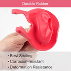 Hibbent 2 Pack Large 3-Inch Toilet Flapper Replacement Compatible with TOTO flapper Model G-Max, THU138S, THU175S and THU331S- Oversized Sealing and Easy to Install