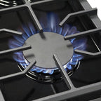 36 inch Professional Freestanding Pro-Style Natural Gas Range or Liquid Propane Gas Range with 6 Burners, 6.0 cu.ft. Oven Capacity, in Stainless Steel - KOS-36RG03M (White)