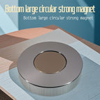 6'/2mm Point high Precision Universal Level Bubble Metal Bubble Water Leveler Cross Gauge Small Household (Silver Green Magnetic)