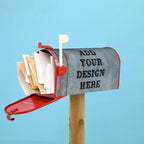 Personalized Mailbox Covers Custom Picture/Photo/Text Magnetic Standard Size Mailbox Wraps Post Letter Box Cover for Garden Yard Outdoor Decorations-16