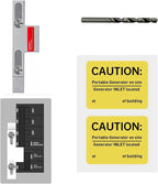 Generator Interlock Kit Compatible with Square D Homeline Meter Main 150 or 200 amp Breaker,for Safe Usage of Portable Power During Outage,Professional and Interlock Kit