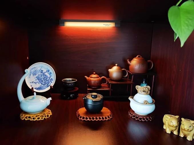 16 Inches F10T5 Replacement Bulb Compatible Jasco T5 10 Watt Warm White 3000K F10T5/830 Fluorescent Tube for Counter and Cabinet Fixture 4 Count