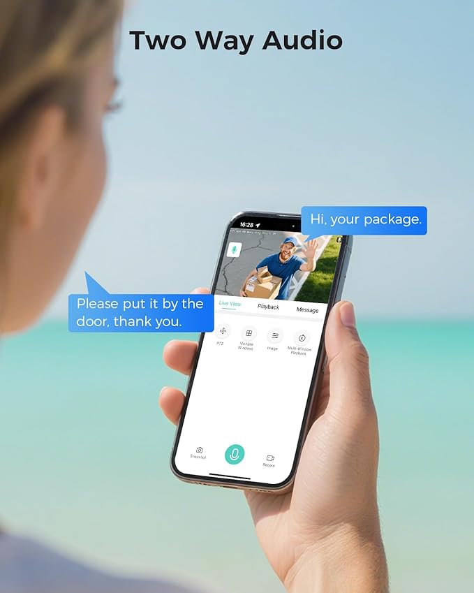 【6TB HDD】 Hiseeu 12MP NVR Security Camera System, 16 Pcs 4K/8MP Wired PoE Security Cameras, 121°Wide View, 2 Way Audio, Color Night Vision, Human Vehicle Detect, Home CCTV Surveillance Outdoor&Indoor