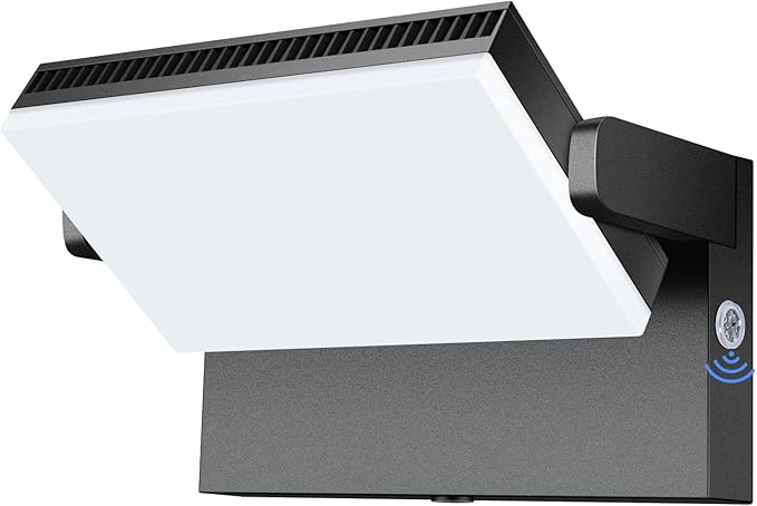 Modern Sleek LED Flood Light, 360° Rotatable 120W Commercial Wall Pack with Dusk to Dawn, 14200LM 5000K Waterproof Outdoor Lighting for Yard, Driveway, Car Lot, Building