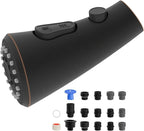 Hibbent Curved Pull Down Kitchen Faucet Head Replacement, 3-Function Kitchen Sink Spray Nozzle with 14 Adapters, Anti-Splash, Compatible with Kohler Bent Faucets, Oil-Rubbed Bronze