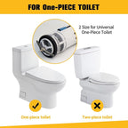KERDE Touchless Toilet Flush Kit,Automatic Toilet Flusher,Dual Flush Valve Replacement Kit,Tank Accessories,Battery Powered,One-Piece Toilet Repair,2-inch Water Tank Accessories (12.in) 2L-29