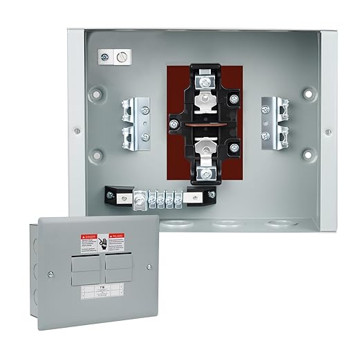 THQL Circuit Breaker Panels, 4-Space, 125A Circuit Breaker Distribution Box, 120V/240V Circuit Breaker Electrical Enclosure,Indoor Main Lug Load Center