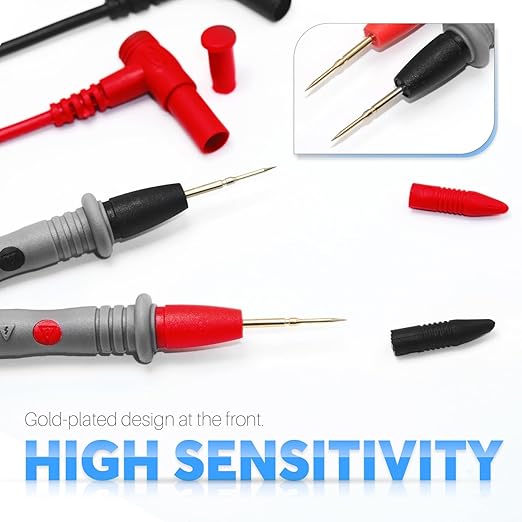 1000V 20A Multimeter Leads, Multimeter Probes, Volt Meter Leads, Test Lead Kit （2 Pack） (2)