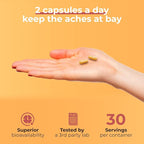 Inflame Shield | Turmeric Supplement for Inflammation Support with Ginger, Bioperine, & Bromelain | Advanced Formula for Joint Support | 60 Capsules for Men and Women