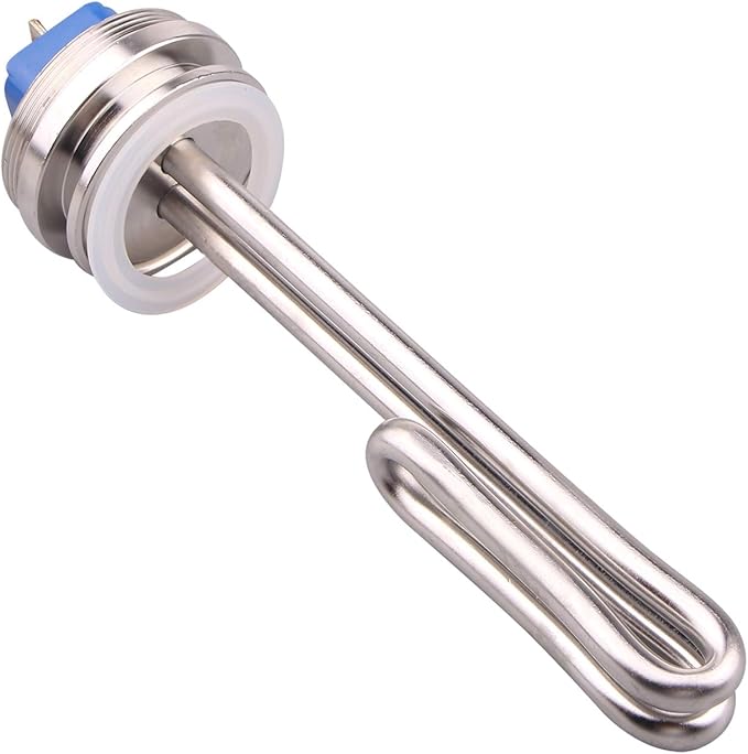 DERNORD 1.5" Inch (OD50.5mm) Tri-clamp Foldback Heating Element Stainless Steel Immersion Water Heater (120V 1500W)