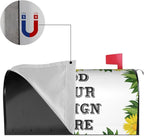 Personalized Mailbox Covers Custom Picture/Photo/Text Magnetic Standard Size Mailbox Wraps Post Letter Box Cover for Garden Yard Outdoor Decorations-7