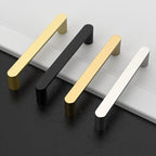 Amerdeco 10 Pack ZH0005BSN Brushed Satin Nickel 5 Inch(128mm) Hole Centers Kitchen Cabinet Pulls Hardware Modern Kitchen Handles for Cabinets Cupboard Handles Drawer Pulls