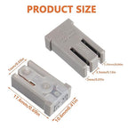 15A 32V Mini Slotted Automotive MCASE Shaped Cartridge Fuse Kit(Pack of 10pcs,15A)