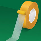 CHENYA Double Sided Tape Heavy Duty,1" X 66 Ft,High Tack Strong Wall Adhesive with Fiberglass Mesh,Super Sticky Resistente Clear Strong Mounting Tape for Crafts,Carpet,Picture