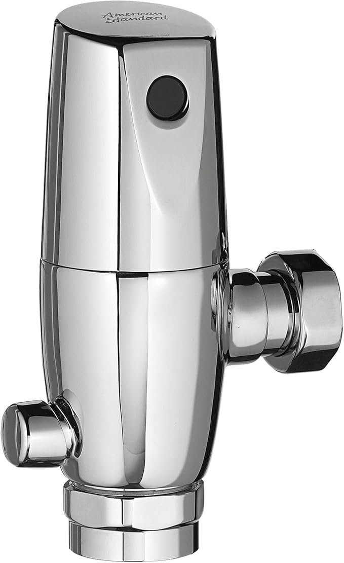 American Standard 6065121.002 Ultima Selectronic Touchless Toilet Flush Valve, Piston-Type, Battery, 1.28 GPF, Polished Chrome