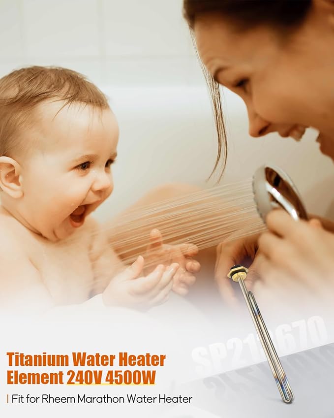 Water Heater Element Replacement Fit for Rheem Marathon, Replace SP213670, 4500W Titanium Water Heater Element