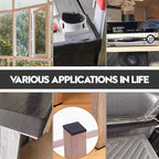 ToLanbbt High Density Foam Insulation Tape Adhesive Rubber Strip, Seal, Door Insulation Tape Weatherstrip, Waterproof, HVAC, Pipes, Foam Strips Air Conditioning, Weather Stripping (33Ft x 1/8" x 2")