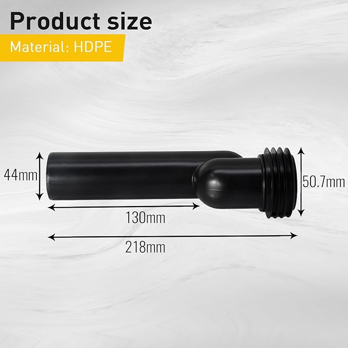 Wall Hung Toilet Pipe Connector with HDPE Material, Compatible with Geberit 405.116 Toilets Hidden Water Tank Toilet Parts, Bidet & Bidet Parts Easy Installation