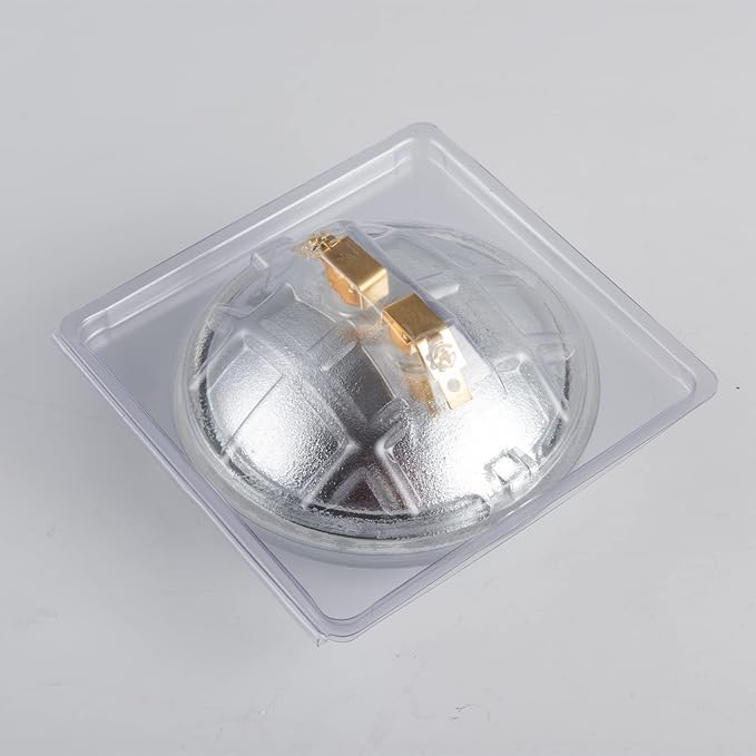 PAR36 LED Landscape Light Bulb, 36 Watt Halogen Equivalent 6W 600 Lumen, Bright White 3000K, PAR36 LED 12V for Landscape Lighting,Off-Road Vehicles,RV Vehicles,Tractor, 2 Pack