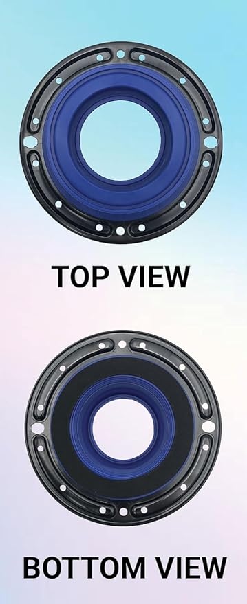 One N Done Toilet Flange Repair Kit - Toilet Kit For Low or Broken Toilet Flange. Toilet Wax Ring Replacement Kit W/Toilet Flange Extender Kit. No Wax Ring For Toilet Bowl Or Toilet Seal Required 2X