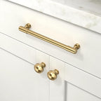 10 Pack Champagne Bronze Cabinet Pulls 6.3 Inch(160mm) Kitchen Cabinet Handles Cabinet Hardware for Drawer Pulls