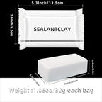 10-Pack Premium Waterproof Wall Repair Sealing Clay Duct Seal Ideal for Wall Hole Repair, Air Conditioning and Drainage Pipes Quick and Easy Solution