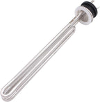 DERNORD 240V 4500W Tri-clamp Foldback Heating Element Stainless Steel Immersion Water Heater with 3-Wire Electrical Locking Plug (1.5 Inch Tri clamp)