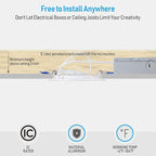 TORCHSTAR 4 Inch Slim Recessed Lighting with Junction Box, Dimmable 10W Ultra-Thin Recessed Light, 5000K Daylight, 700LM Basic Series LED Downlight, ETL & Energy Star, Pack of 6