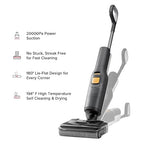 roborock F25 BX Wet Dry Vacuum Cleaner, Cordless Vacuum Mop All in One with 20000Pa, 194°F Hot Air Flash Drying & Self Cleaning, Zero-Tangle Wet Mop Cleaner for Hard Floor, 180° Lie Flat