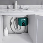 ANZZI Envo ANZZI Electric Tankless Water Heater 3.5 KW at 120 Volts, Small Enough to Install Anywhere - For for any bathroom sink or kitchen sink (WH-AZ035-M1)