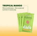 Feel Goods Gut Guardian, Prebiotic & Probiotic Powder, Sugar Free, Organic Fiber, Herbs for Bloat, Gut Health Support, Digestive Health for Men & Women, Non GMO, Vegan | Tropical Mango, 15 Servings