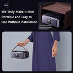 Portable Clothes Dryer | 20KG Large Capacity | 650W Fast Dry | Touch Screen & Remote Control | Quiet Energy-Saving Drying Machine for Home & Travel (purple)