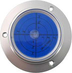 Metal Horizontal Bubble Cow Eye Level Universal Horizontal Bubble Flange Water Bubble Level Horizontal Bubble Small Household (90 * 16mm blue)