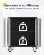 GarveeHome Heavy Duty Garage Storage Cabinet with Wheels, Rolling Tool Cabinet with Adjustable Shelf & Lockable Doors, Rust Resistant for Home Office Workshop,