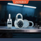 ZonRo Locks Combination Padlock, Fixed Dial Combination Padlock 8 Pack,3 Digit Code Standard Dial Combination, 2 in Wide. 3 in Height, Black Turntable, Lock for Gym & Locker, School, Toolbox