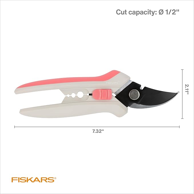Fiskars Floral Pruning Shears, Gardener Gifts Women, Plant Cutting Scissors for Flowers, Spring Bloom