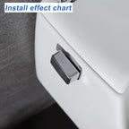 Toilet Flush Handle Replacement, Side Mount Extended Trip Lever Tank Fit for Kohler 3384/3722 Kit, Polished Chrome 10.6“ Trip Lever