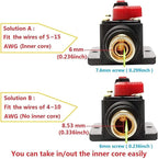 Fuse Holders 40amp 20A 30A 50A 60A 80A 100A 150A Inline Circuit Breaker for Car Audio and Amps Overload Protection Reset Fuse Inverter 12V-24V DC Replace Fuses