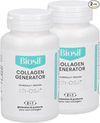 Biosil Collagen Generator - 60 Original Capsules, Pack of 2 - with Patented ch-OSA Complex - Generates & Protects Your Own Collagen - GMO Free - 60-Day Supply