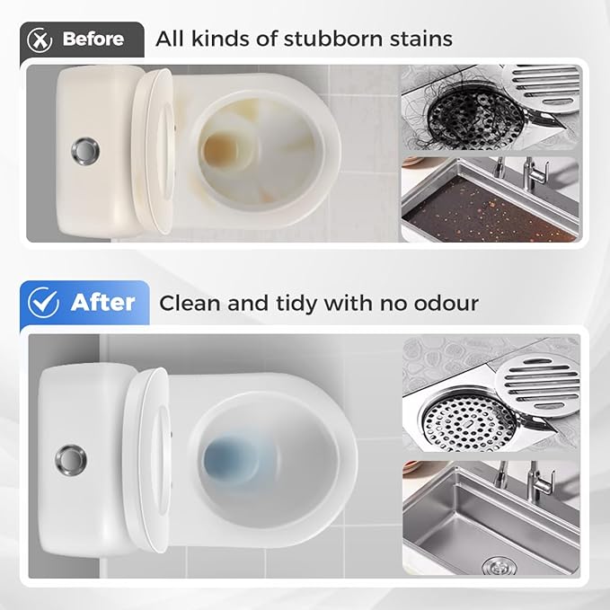 Drain Clog Remover Powerful Unclogging Sink Hair Cleaner for Kitchen, Shower Pipes and Drains(one size 2)