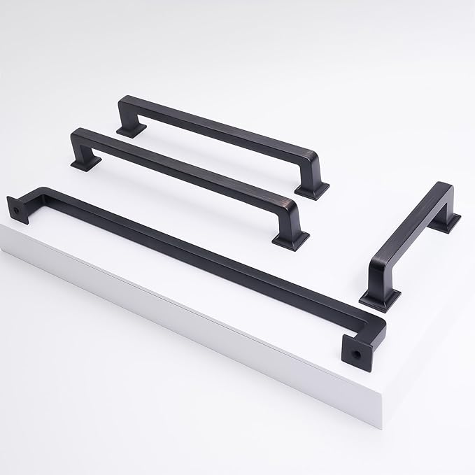 COTYKILEY 6 Pack 15 Inch(381mm) Oil Rubbed Bronze Cabinet Handles Kitchen Cabinet Pulls Cabinet Door Handles Kitchen Cabinet Hardware Cupboard Drawer Pulls Dresser Handles