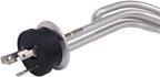 DERNORD 240V 5500W Tri-clamp Ripple Heating Element Stainless Steel Immersion Water Heater with 3-Wire Electrical Locking Plug (1.5 Inch Tri clamp)