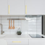 COTYKILEY 10 Pack 9 Inch(228mm) Brushed Brass Cabinet Handles Gold Kitchen Cabinet Pulls Cabinet Door Handles Kitchen Cabinet Hardware