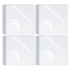 80PCS Premium Double Sided Mounting Squares Clear Tape,Heavy Duty Adhesive Pads for Pictures,Poster Hanging Strips - Strong Sticky Tack,Waterproof Adhesive for Shower,Wall Patch,Sticky Pads