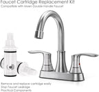 1224 Faucet Cartridge Replacement Compatible with Moen Two Handle Faucets Replacement Kit For Most Double Handle Moen Faucets and Tub/Showers Repair Kit,4 Pack