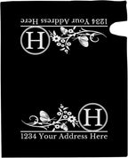 Butterfly Mailbox Covers Custom Numbers Address Personalized Monogram Mailbox Cover Magnetic Standard Size, Customized Wraps Post Letter Box Cover for Garden Yard Outside Decorations 18" X 21"