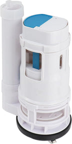 T Tulead Toilet Push Flush Valve Dual 185mm/7.28" Push Button Flush Valve, 2.5-Inch Diameter, for Toilet Tank Height: 7.48"-9.44" (Not for 3-Inch)