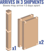 SafeRacks Heavy Duty Overhead Garage Storage Rack, 2-Pack 4x8 Hammertone, 12"-21", 600 lb Capacity, Adjustable Ceiling Mount