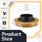 Marsui 4 Pack Toilet Wax Ring Thick Toilet Bowl Wax Ring Gasket for Toilet Bowl Toilet Wax Ring Seal for 3-inch/4-inch Waste Line-Gas, Odor and Watertight Seal